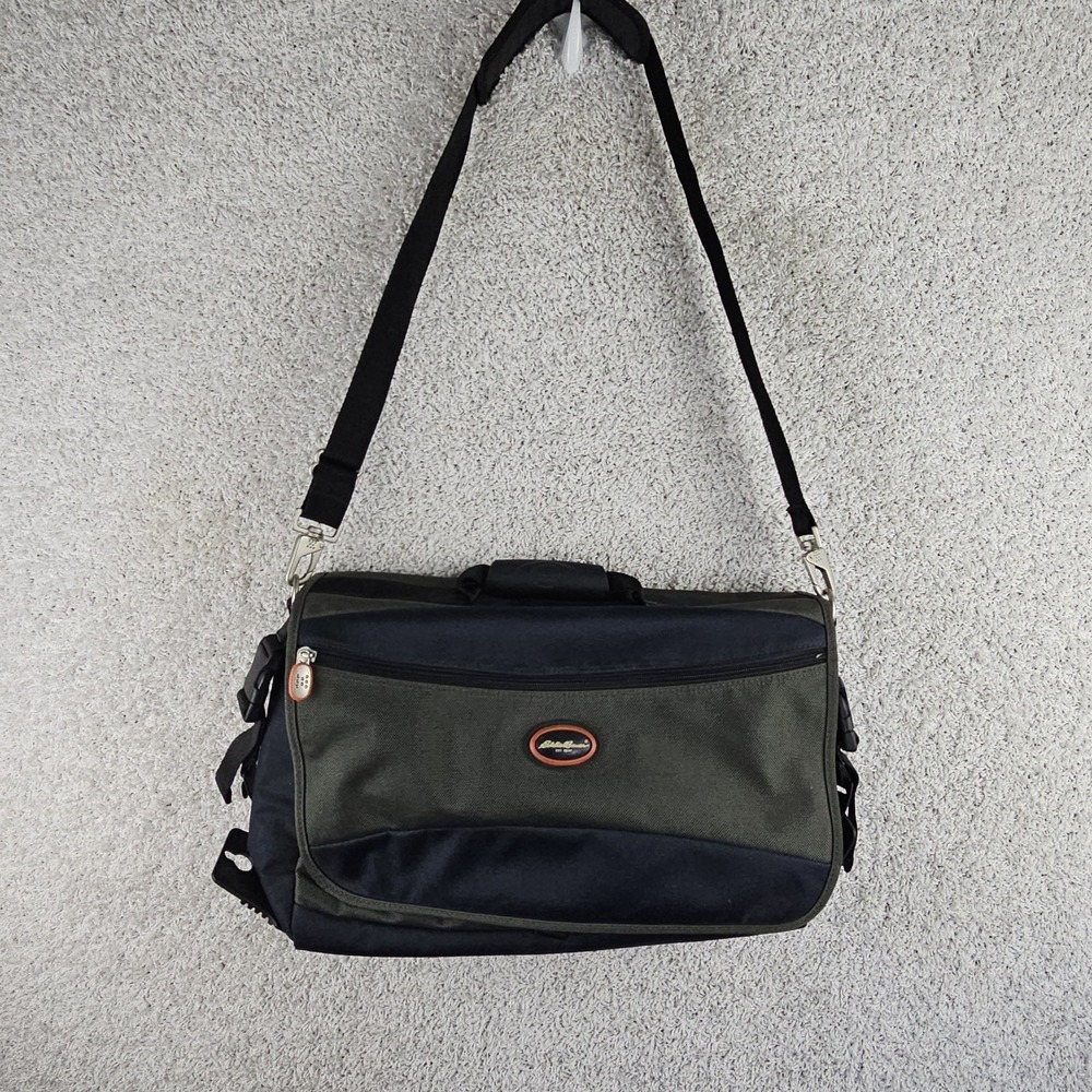 Eddie Bauer Laptop Luggage Shoulder Bag Ballistic Nylon Storage Carry On